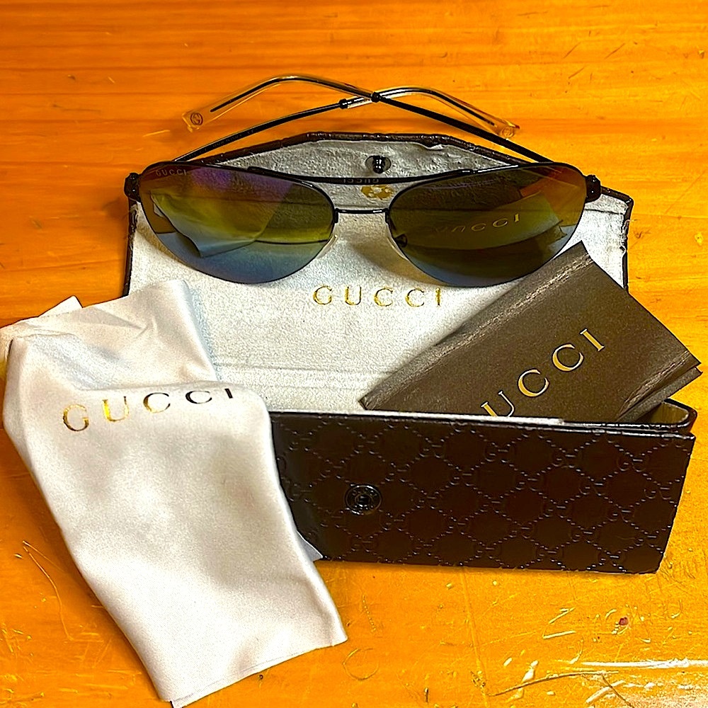 GUCCI Aviator GG0500S unisex Sunglasses Rainbow
